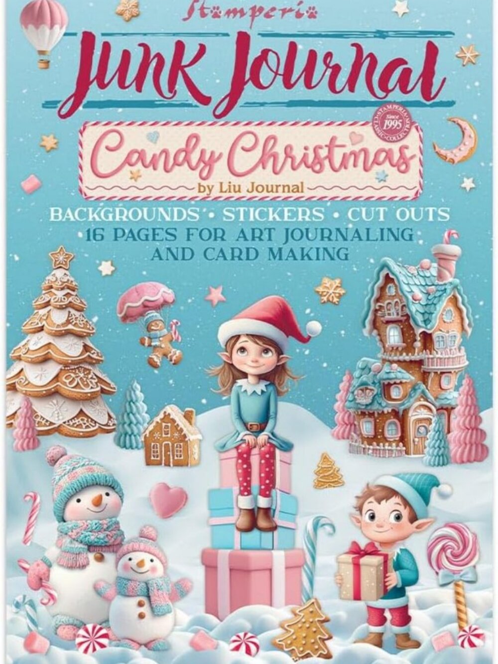 Junk Journal Kit for Scrapbooking & Card Making - Craft Tools & Materials Set